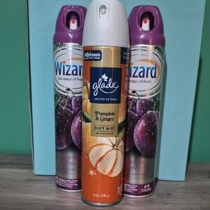 Glade Limited Edition Pumpkin & Ginger Soft Mist with Wizard Sugar Plum